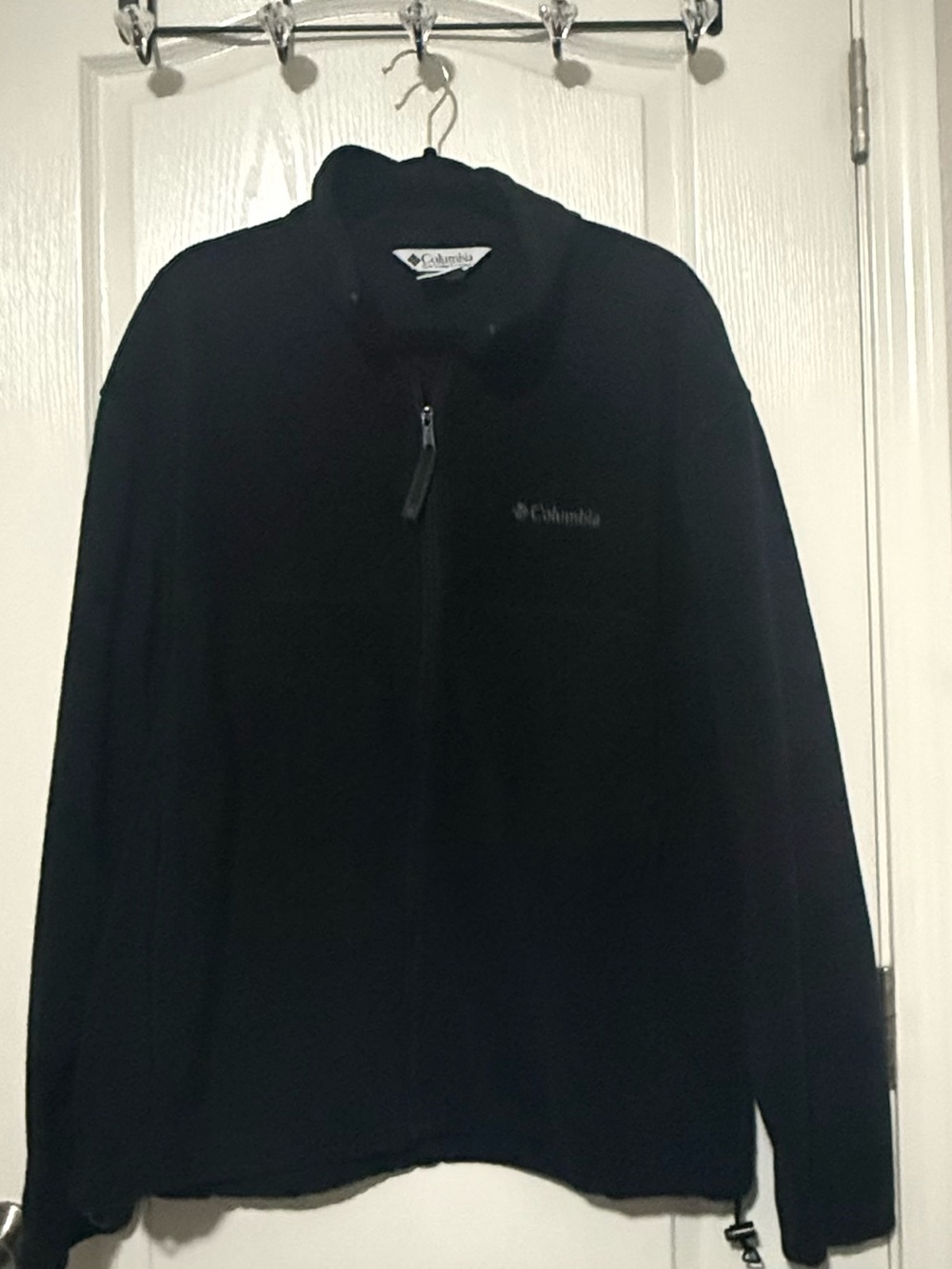 Columbia Black Full-Zip Lightweight Fleece Jacket XL